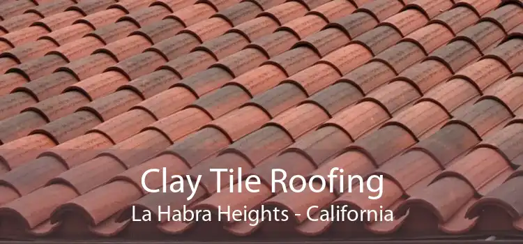 Clay Tile Roofing La Habra Heights - California