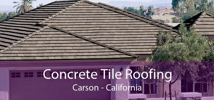 Concrete Tile Roofing Carson - California