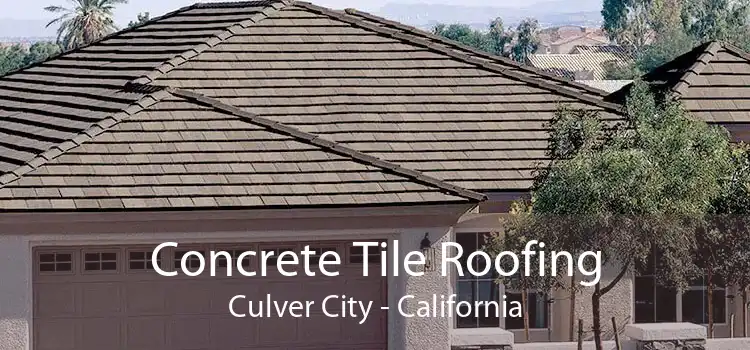 Concrete Tile Roofing Culver City - California