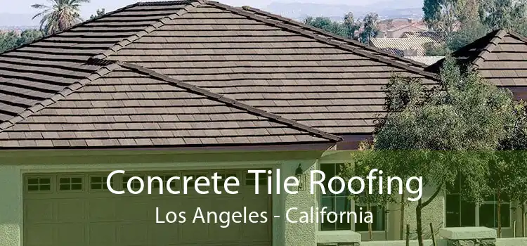 Concrete Tile Roofing Los Angeles - California