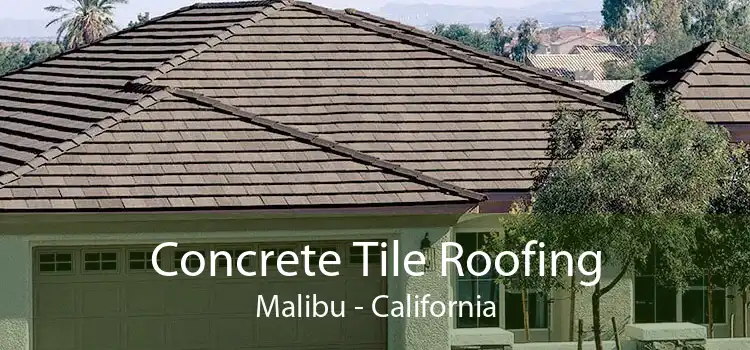 Concrete Tile Roofing Malibu - California