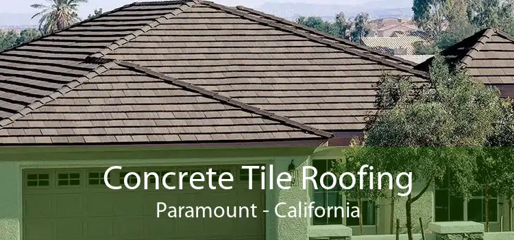 Concrete Tile Roofing Paramount - California