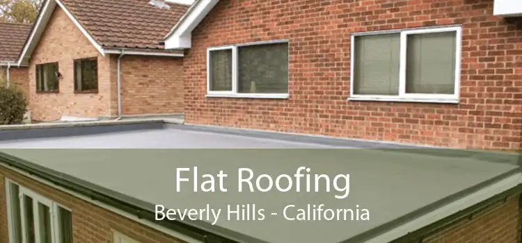 Flat Roofing Beverly Hills - California