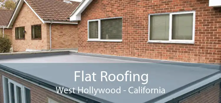 Flat Roofing West Hollywood - California