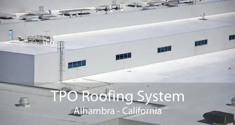 TPO Roofing System Alhambra - California