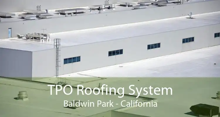 TPO Roofing System Baldwin Park - California