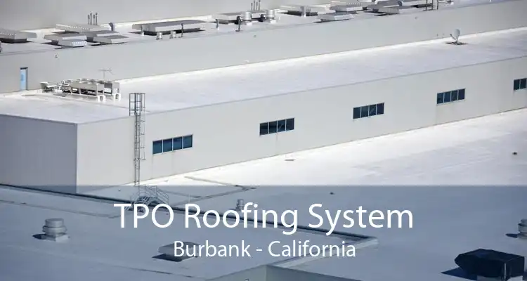 TPO Roofing System Burbank - California