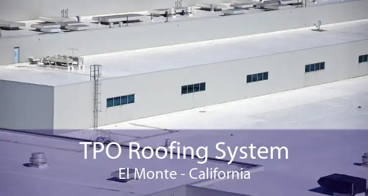 TPO Roofing System El Monte - California
