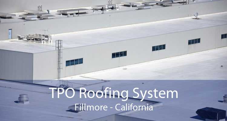 TPO Roofing System Fillmore - California