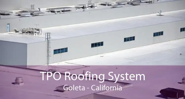 TPO Roofing System Goleta - California