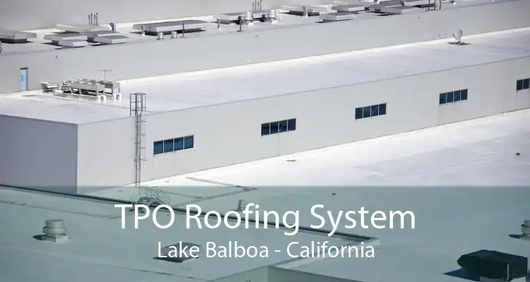 TPO Roofing System Lake Balboa - California