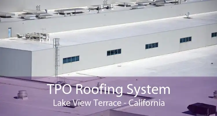 TPO Roofing System Lake View Terrace - California