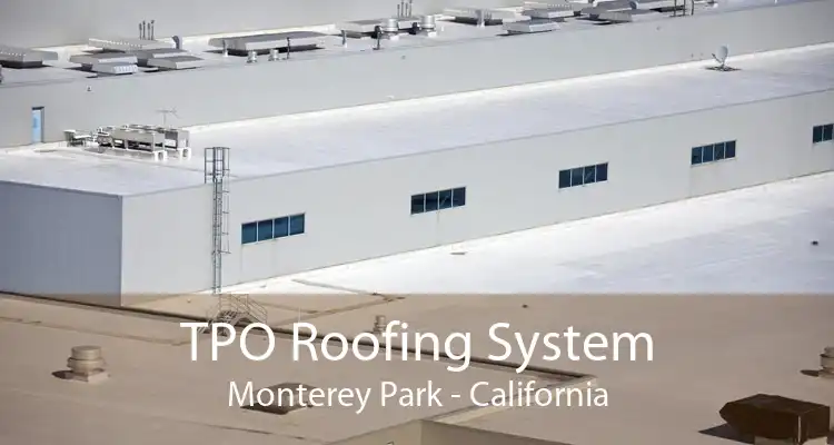 TPO Roofing System Monterey Park - California