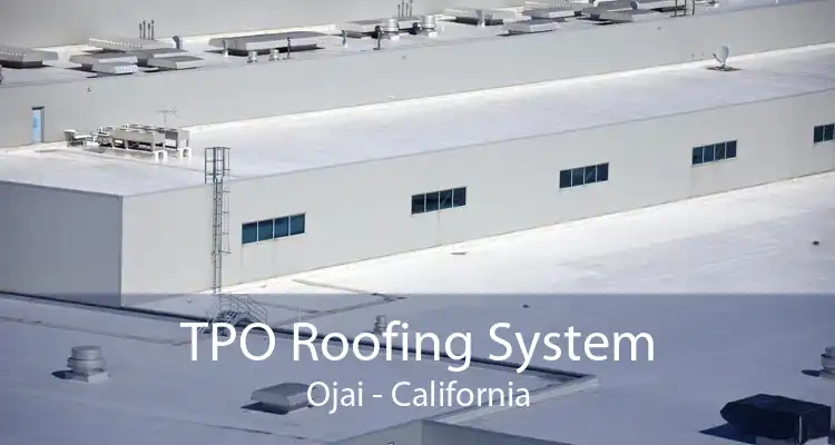 TPO Roofing System Ojai - California