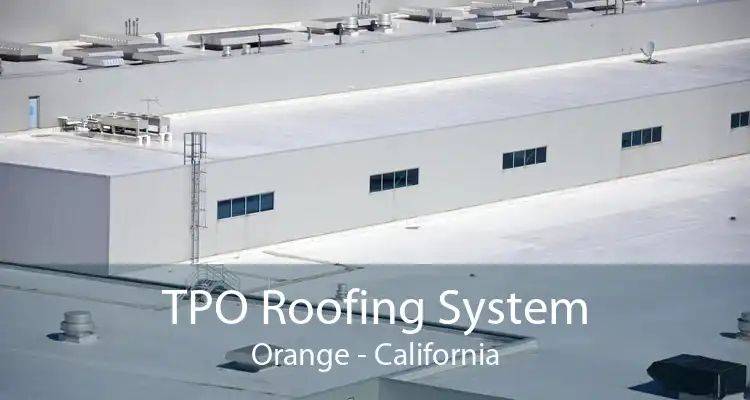 TPO Roofing System Orange - California