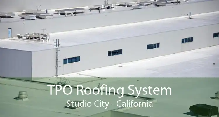 TPO Roofing System Studio City - California
