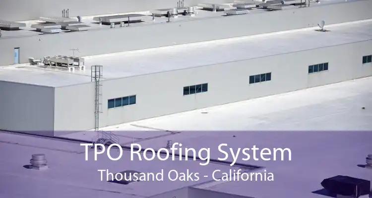 TPO Roofing System Thousand Oaks - California