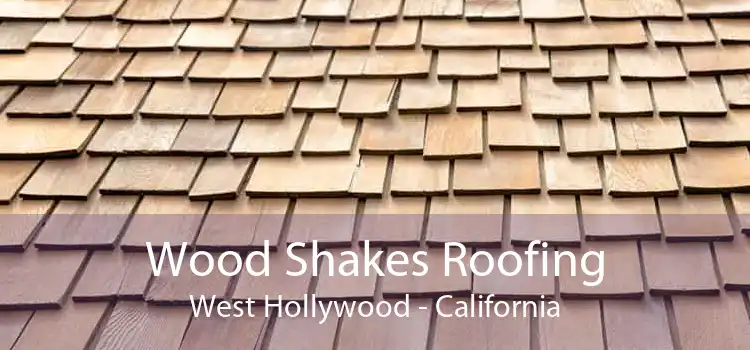 Wood Shakes Roofing West Hollywood - California